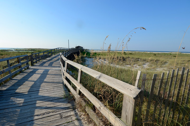 boardwalk on the beach