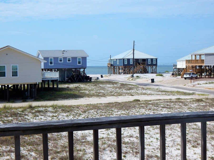 View from Dauphin Island vacation rental patio