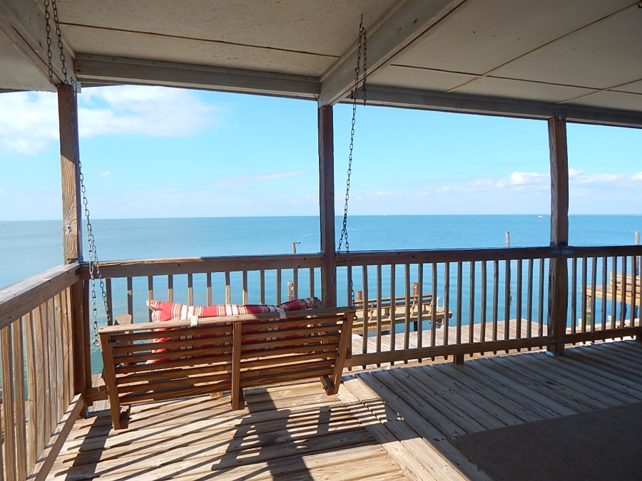 Dauphin Island pet-friendly vacation rental deck view