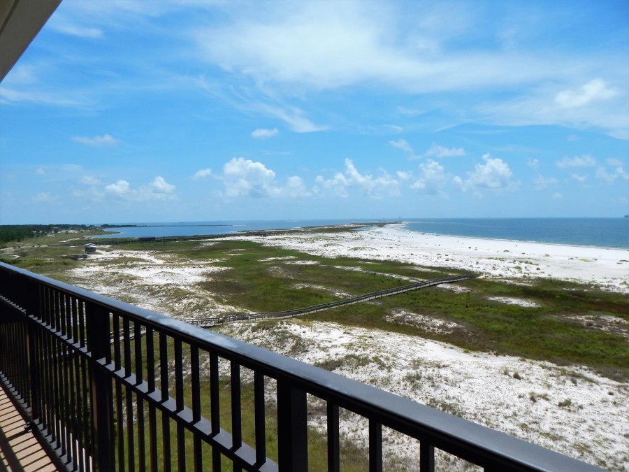view from balcony of Holiday Isle vacation rental
