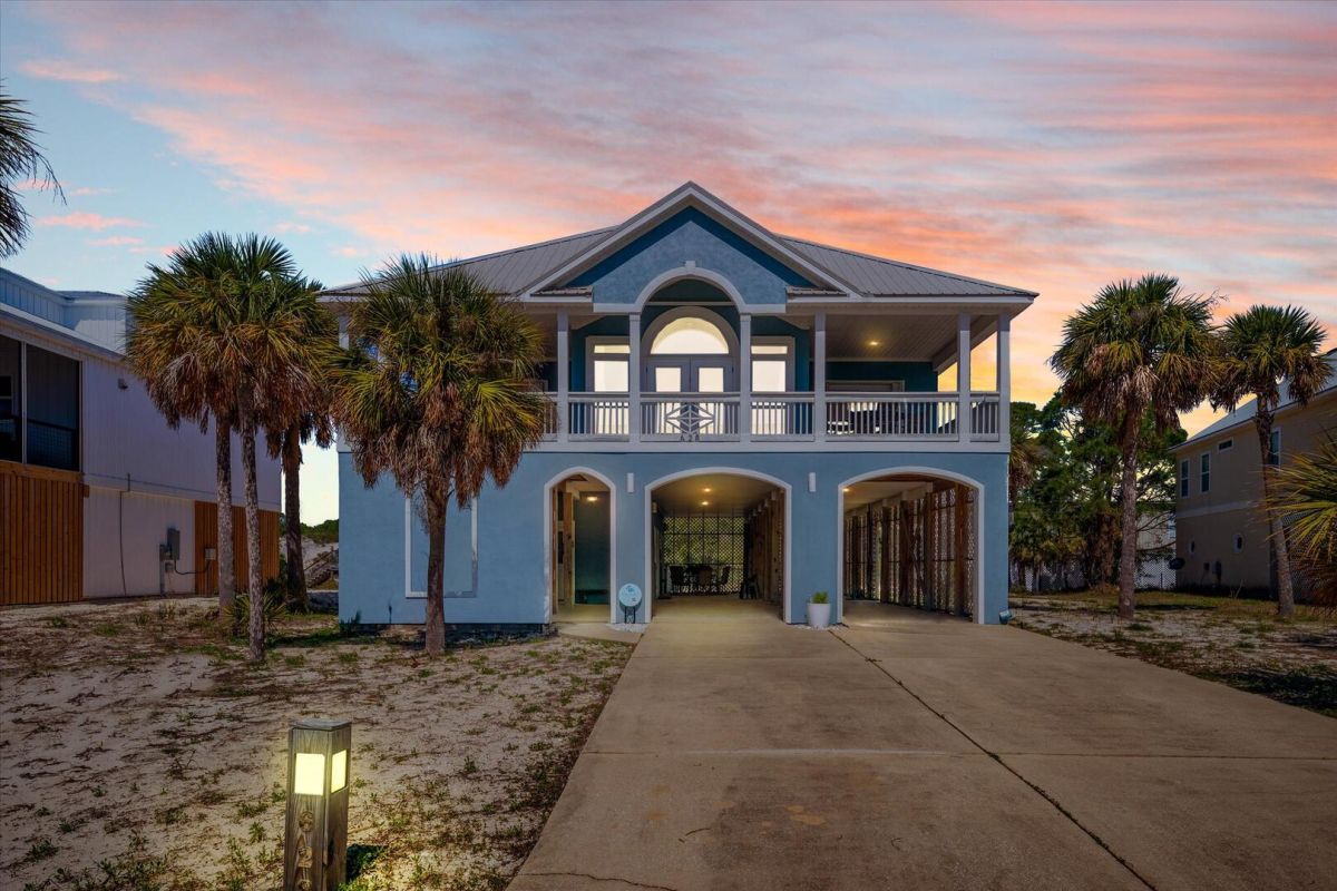 Dauphin Island Rental at sunset
